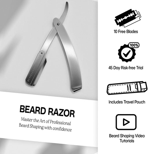 Matt Silver Cut-Throat Razor