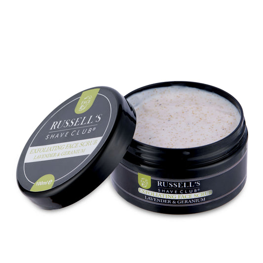 Exfoliating Face Scrub with Lavender & Geranium - 100ml