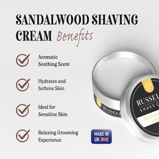 Russell's Shave Club Sandalwood Shaving Cream - 125ml