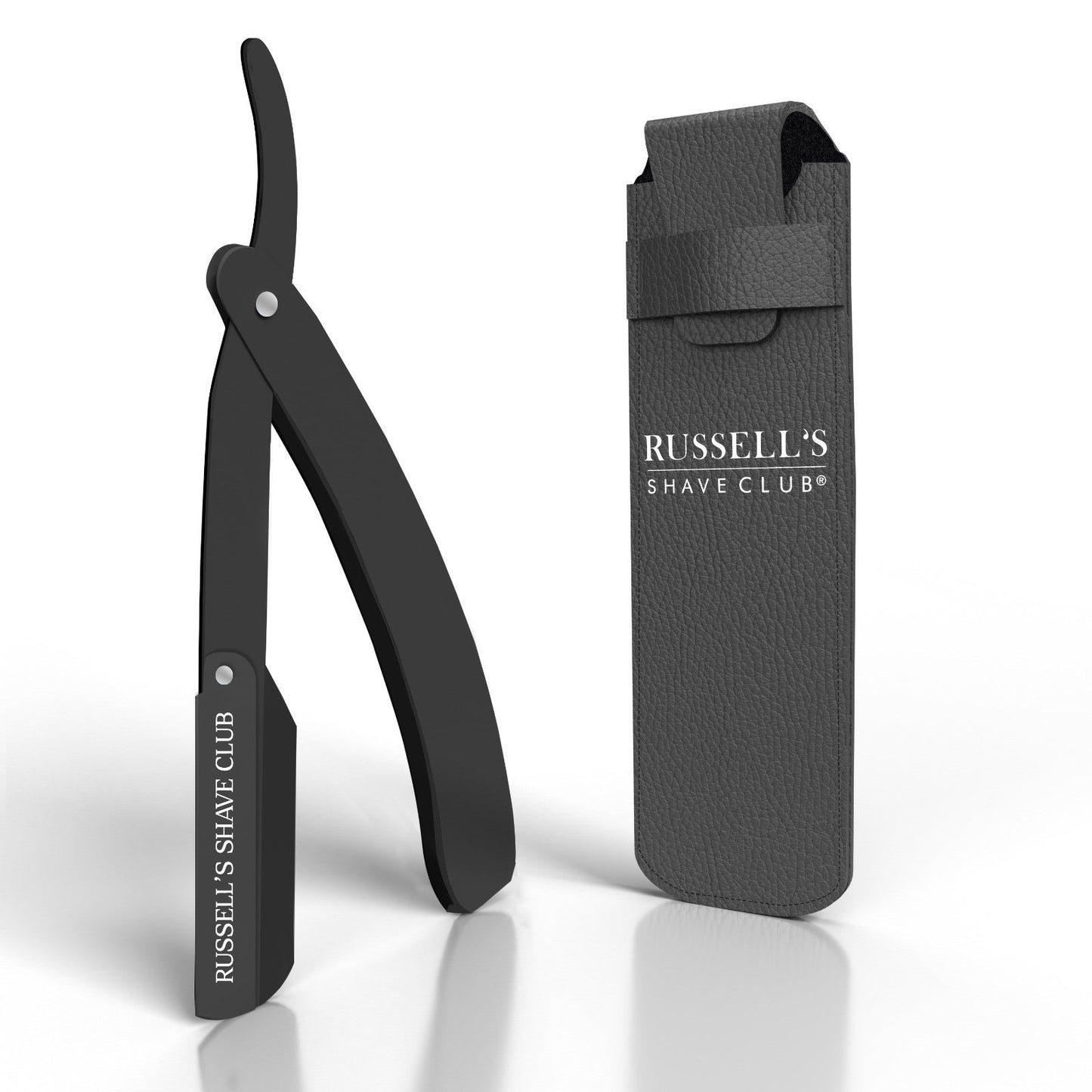 black cut throat razor