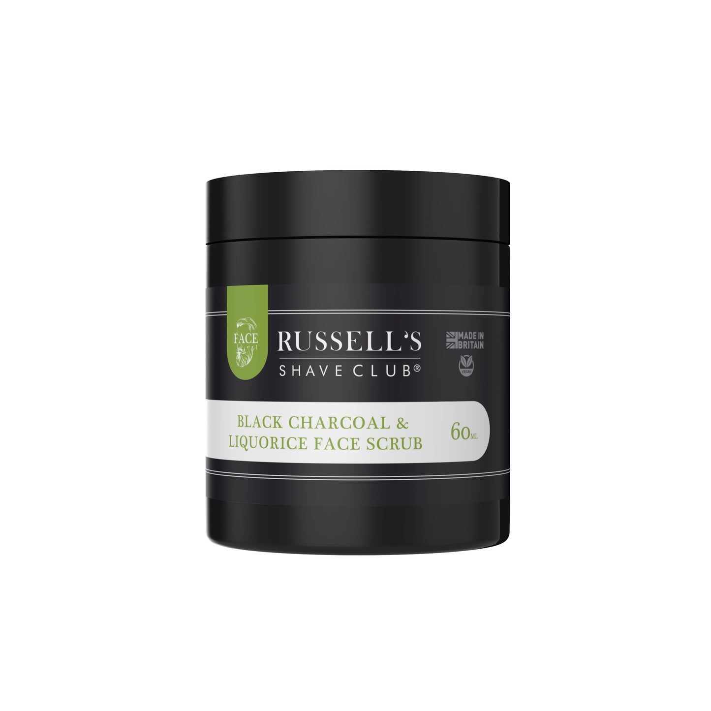 Men's Charcoal & Liquorice Face Scrub - 60ml