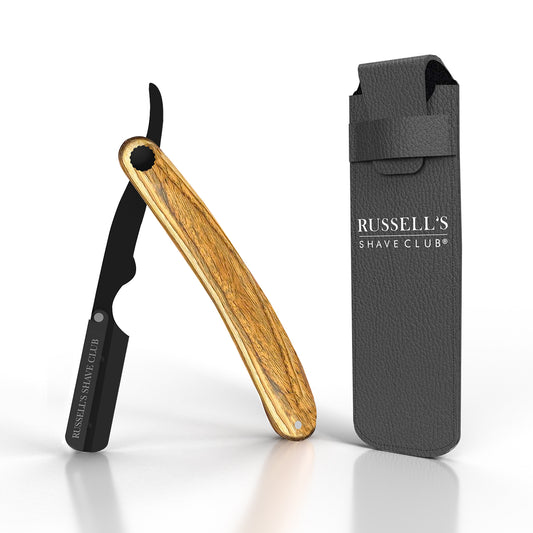 Wooden Handle Cut-Throat Razor