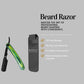Green Wooden Cut-Throat Razor | Includes 10 Platinum Blades