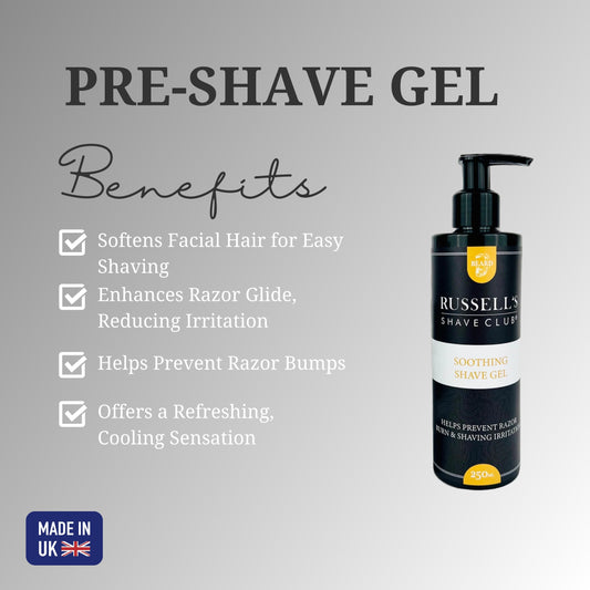 Soothing Shave Gel: Combat Razor Burn & Enhance Comfort - 250ml