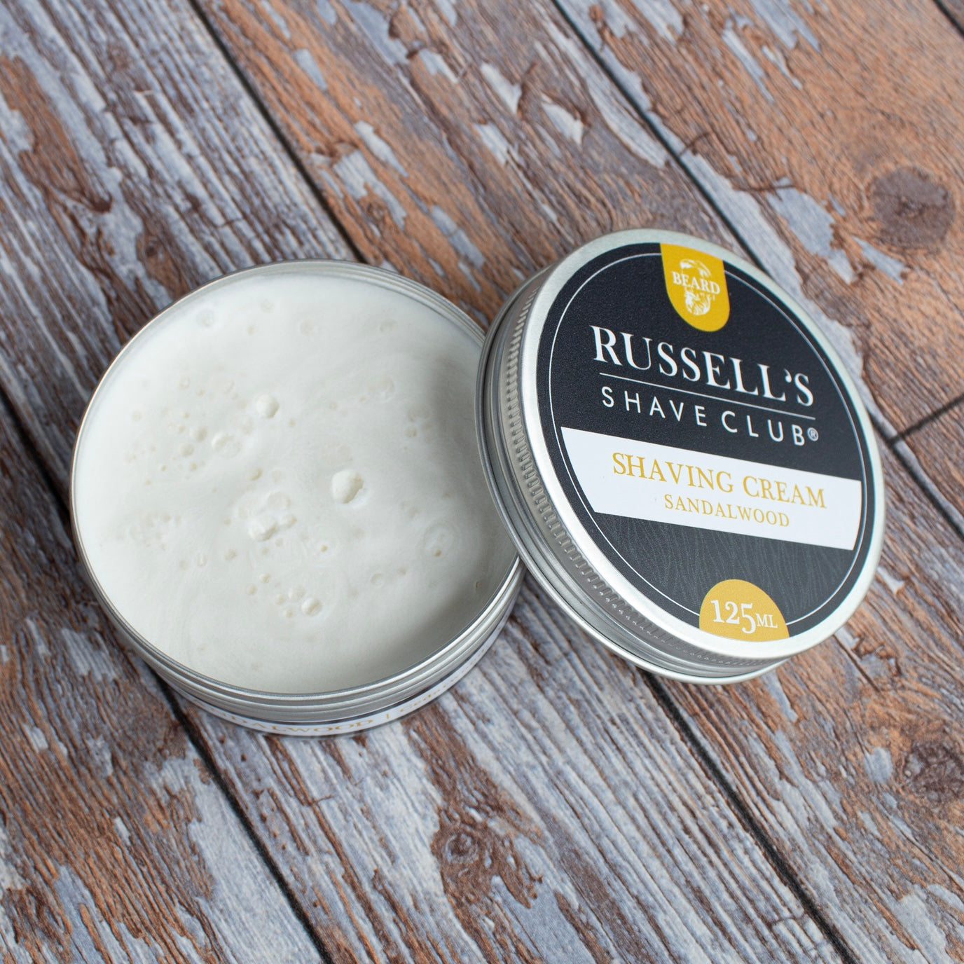 Russell's Shave Club Sandalwood Shaving Cream - 125ml