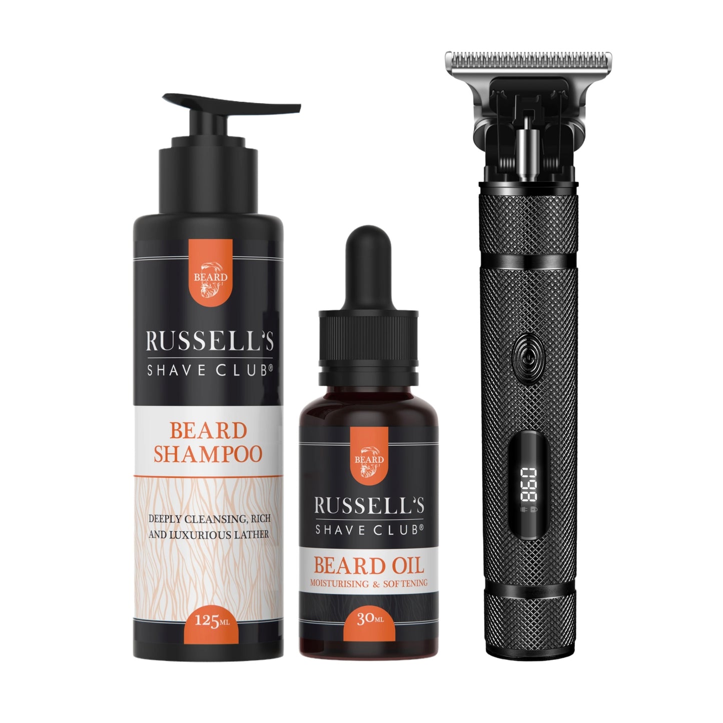 Russell's Precision Pro Beard Mastery Kit: The Ultimate Beard Care & Grooming Kit