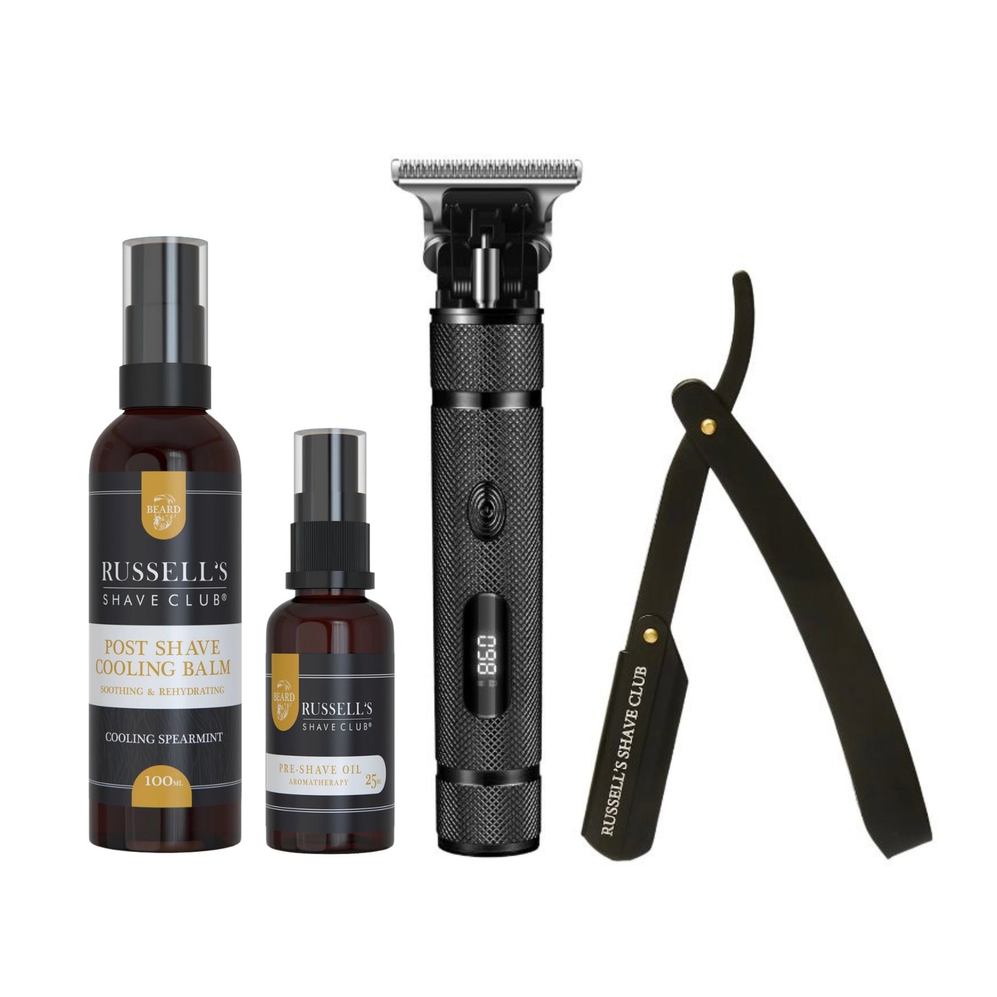 Russell's Precision Pro Shape-Up Kit - Shape and Style Your Beard like a Pro
