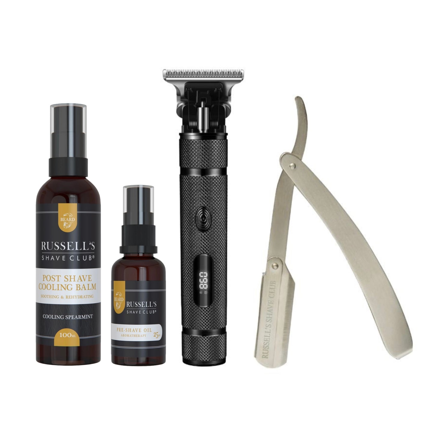 Russell's Precision Pro Shape-Up Kit - Shape and Style Your Beard like a Pro