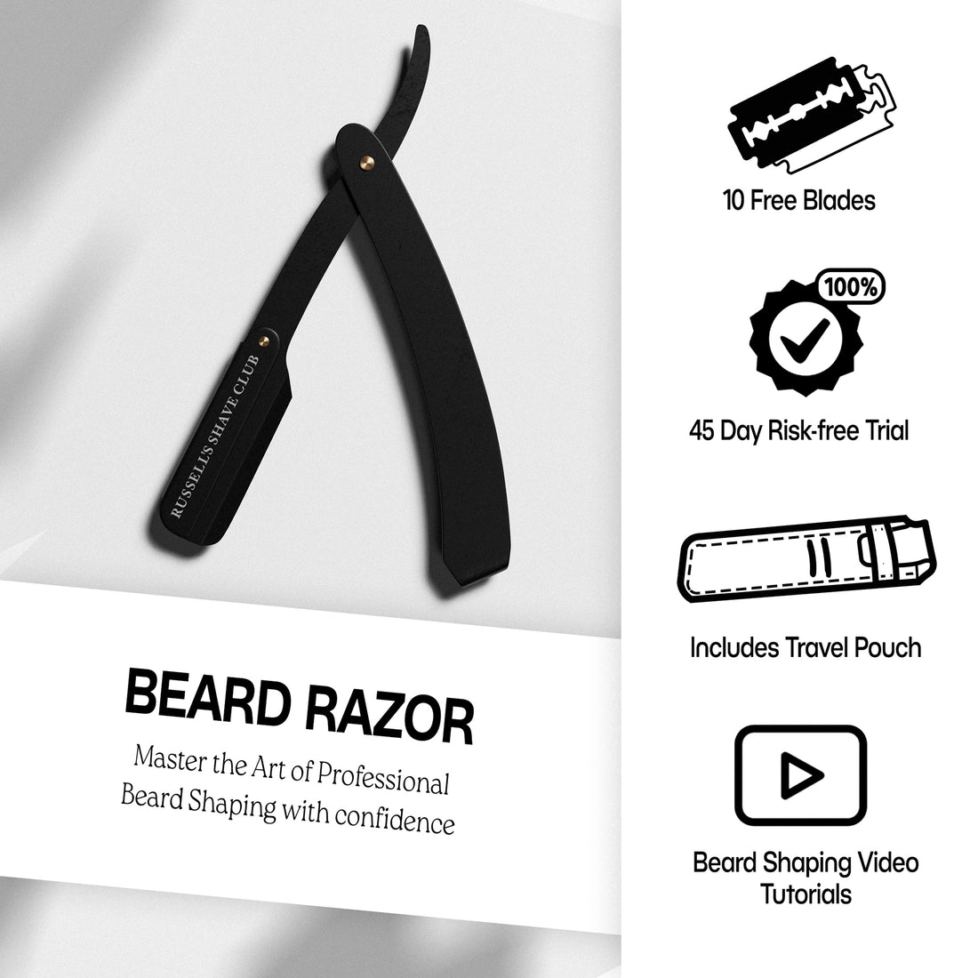 Shape Fury Razor Russell’s Barber Quality Beard Shape-Up Razor – Russell's Shave Club