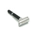 Powder Coated Double Edge Safety Razor Complete Shaving Set - Includes 10 Feather Blades