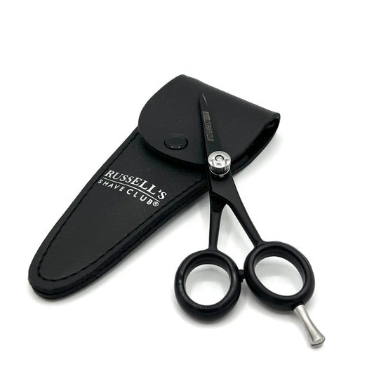 4.5" Beard Grooming Scissors - Includes Travel Pouch