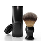 Powder Coated Safety Razor With Synthetic Shaving Brush - Includes 10 Feather Blades