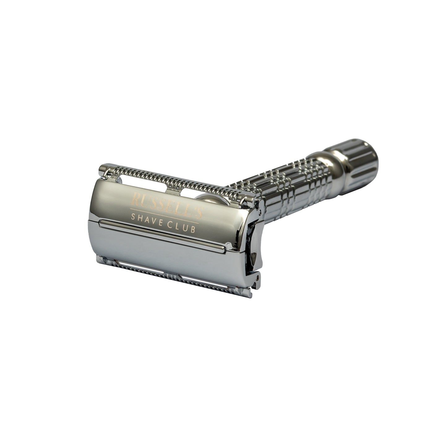 Chrome Butterfly Double Edge Safety Razor - Includes 10 Feather Blades