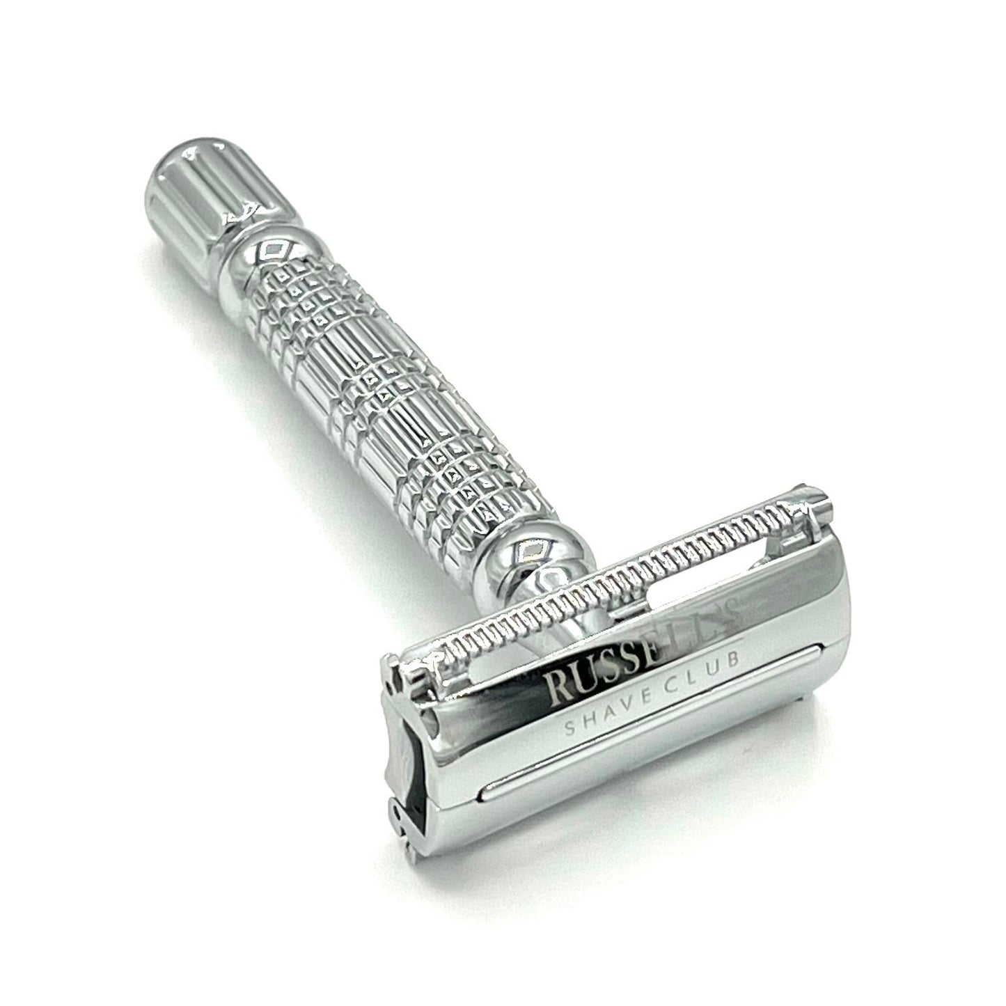 Chrome Butterfly Double Edge Safety Razor - Includes 10 Feather Blades