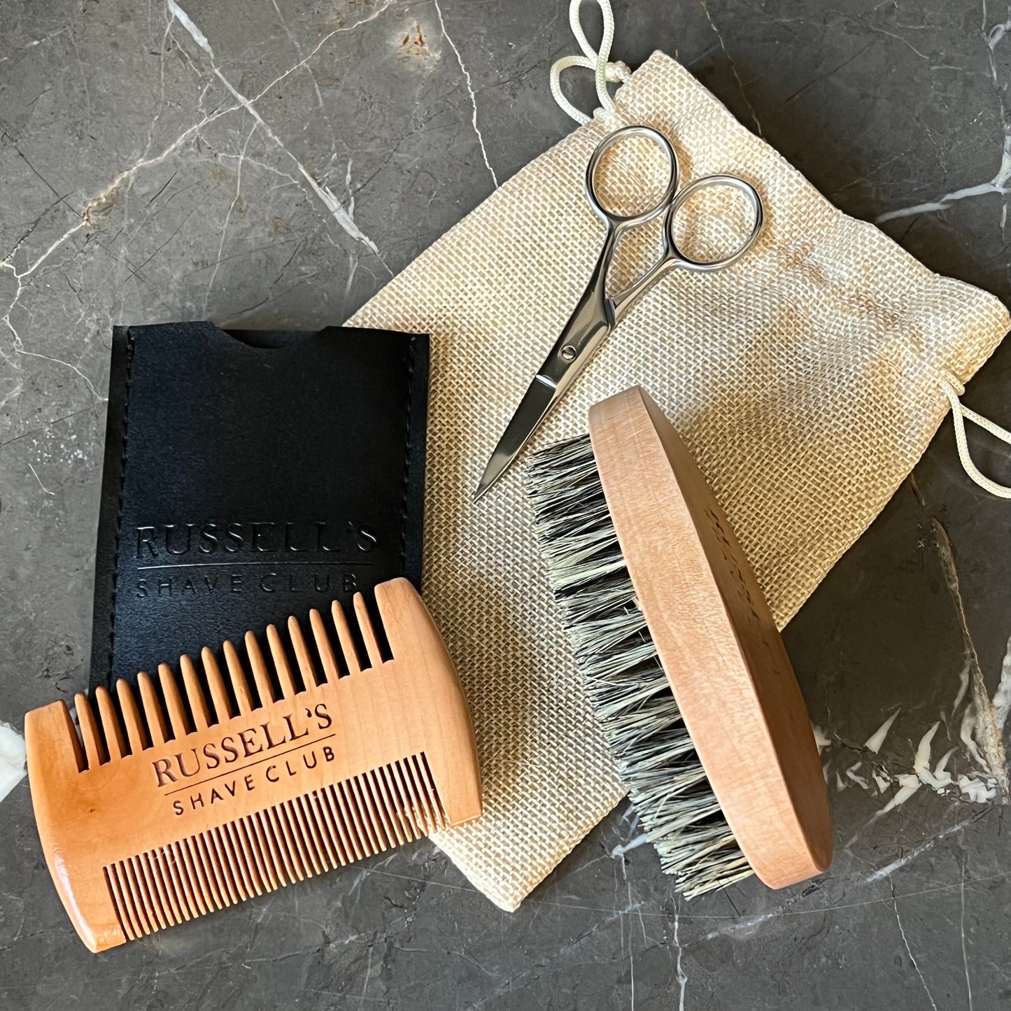 The Perfect Trio for a Well-Groomed Beard: 3-Piece Grooming Kit