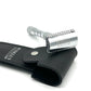 Chrome Double Edge Safety Razor - Includes 10 Platinum Blades