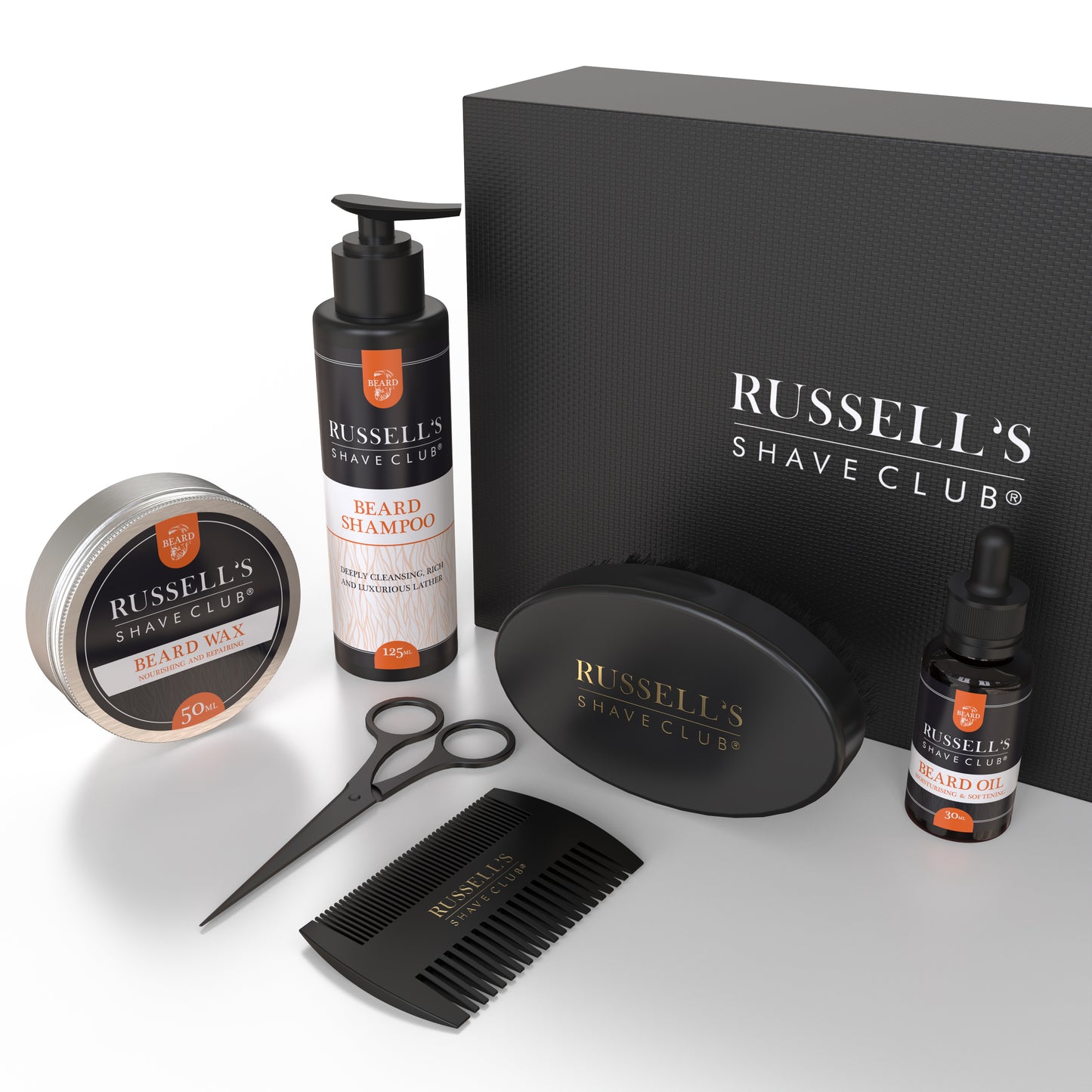 Russell's Deluxe Beard Care and Grooming Set